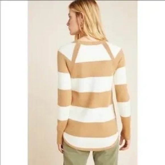 Anthropologie Rebekah Striped Sweater In SP - Picture 2 of 8